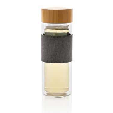 Logotrade promotional merchandise photo of: Impact double wall borosilicate glass bottle