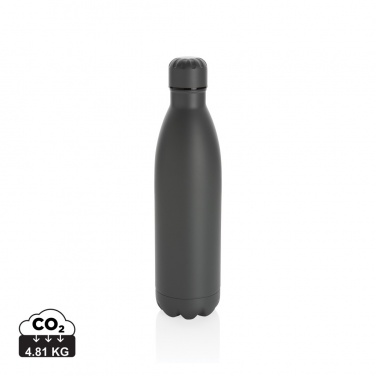 Logo trade promotional merchandise image of: Solid colour vacuum stainless steel bottle 750ml