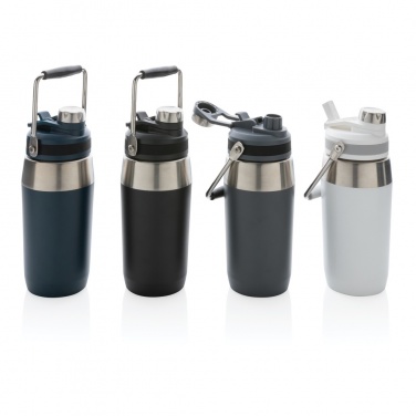 Logotrade promotional giveaway image of: Vacuum stainless steel dual function lid bottle 500ml