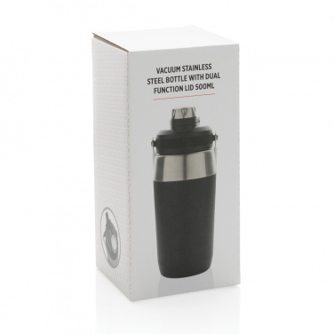 Logotrade promotional gift image of: Vacuum stainless steel dual function lid bottle 500ml
