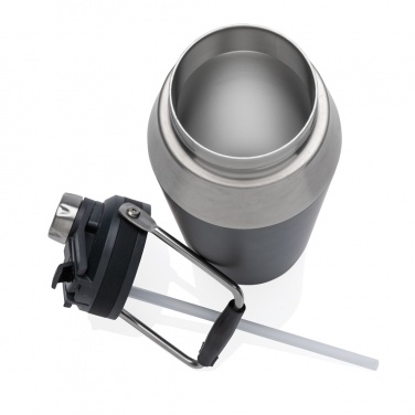 Logotrade corporate gift image of: Vacuum stainless steel dual function lid bottle 1L