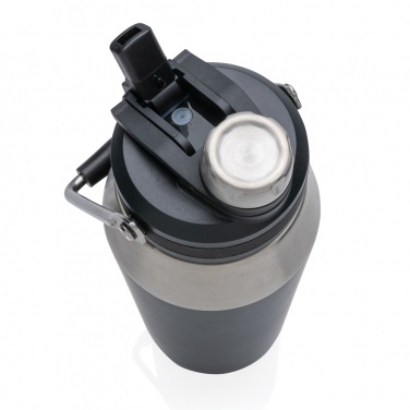 Logotrade promotional items photo of: Vacuum stainless steel dual function lid bottle 1L