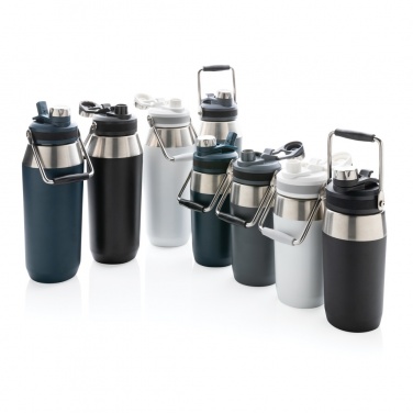 Logotrade corporate gifts photo of: Vacuum stainless steel dual function lid bottle 1L