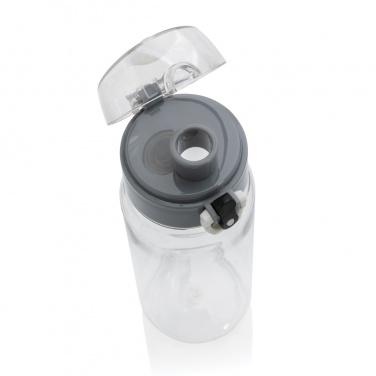 Logo trade promotional merchandise picture of: Yide RCS Recycled PET leakproof lockable waterbottle 600ml
