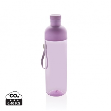 Logo trade business gifts image of: Impact RCS recycled PET leakproof water bottle 600ml