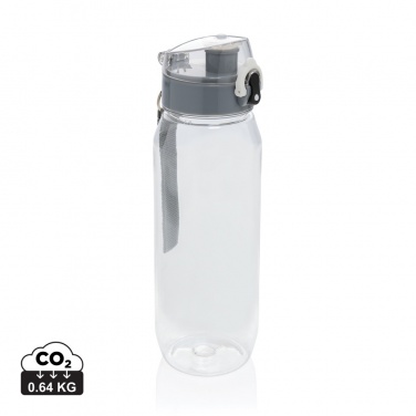 Logo trade promotional merchandise picture of: Yide RCS Recycled PET leakproof lockable waterbottle 800ml