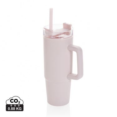 Logo trade corporate gifts image of: Tana RCS plastic tumbler with handle 900ml