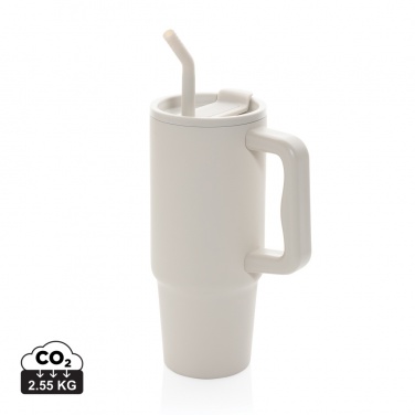 Logo trade promotional merchandise image of: Embrace deluxe RCS recycled stainless steel tumbler 900ml