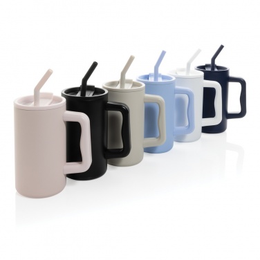 Logotrade advertising product image of: Cube RCS certified recycled steel mug 800ml