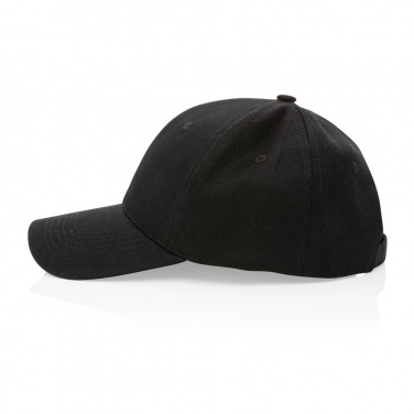 Logo trade promotional giveaway photo of: Impact 6 panel 280gr Recycled cotton cap with AWARE™ tracer