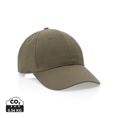 Logotrade corporate gift picture of: Impact 6 panel 190gr Recycled cotton cap with AWARE™ tracer