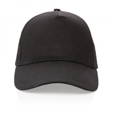 Logo trade corporate gift photo of: Impact 5 panel 190gr Recycled cotton cap with AWARE™ tracer