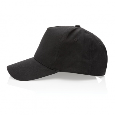 Logotrade promotional gift image of: Impact 5 panel 190gr Recycled cotton cap with AWARE™ tracer
