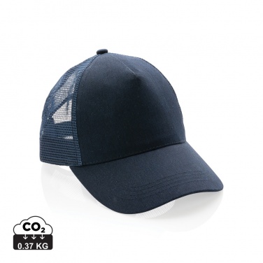 Logotrade advertising products photo of: Impact AWARE™ Brushed rcotton 5 panel trucker cap 190gr