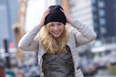 Logo trade advertising product photo of: Impact AWARE™ classic beanie with Polylana®