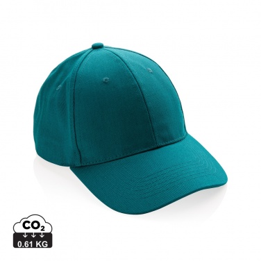 Logo trade advertising products picture of: Impact 6 panel 280gr Recycled cotton cap with AWARE™ tracer