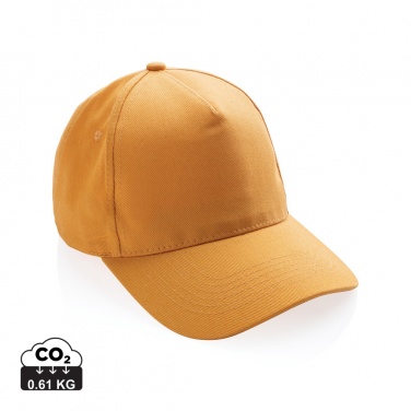 Logotrade corporate gift image of: Impact 5panel 280gr Recycled cotton cap with AWARE™ tracer