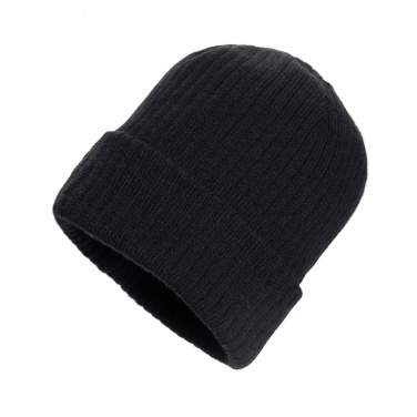 Logo trade promotional items image of: Pryor AWARE™ Polylana® beanie with cuff