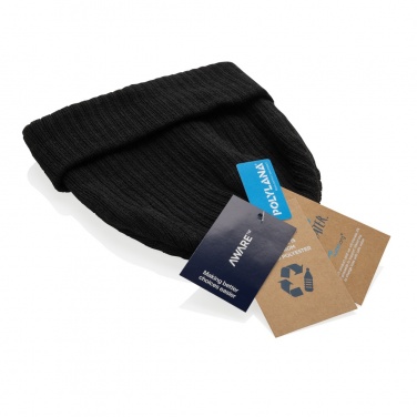 Logo trade business gift photo of: Pryor AWARE™ Polylana® beanie with cuff