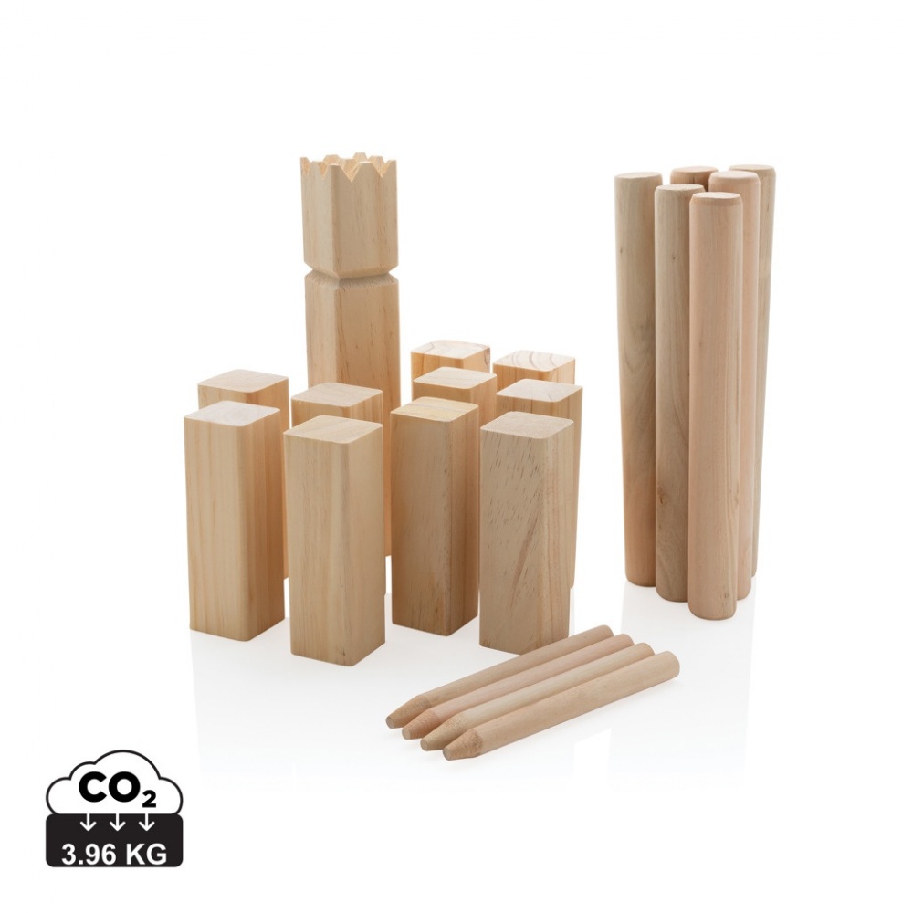 Logo trade corporate gift photo of: Wooden kubb set