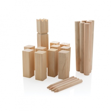Logo trade promotional products picture of: Wooden kubb set