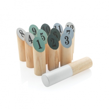 Logo trade promotional merchandise image of: Wooden scatter set
