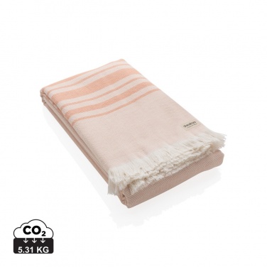 Logo trade promotional gifts image of: Ukiyo Yumiko AWARE™ Hammam Towel 100 x 180cm