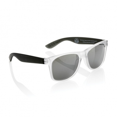 Logo trade promotional gifts picture of: Gleam RCS recycled PC mirror lens sunglasses