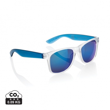 Logotrade business gift image of: Gleam RCS recycled PC mirror lens sunglasses