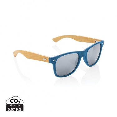 Logotrade promotional item picture of: Bamboo and RCS recycled plastic sunglasses