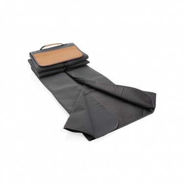 Logo trade advertising products picture of: Impact AWARE™ RPET picnic blanket with PU cover