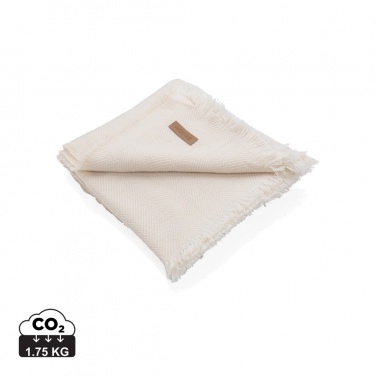 Logo trade advertising products image of: Ukiyo Aware™ Polylana® woven blanket 130x150cm