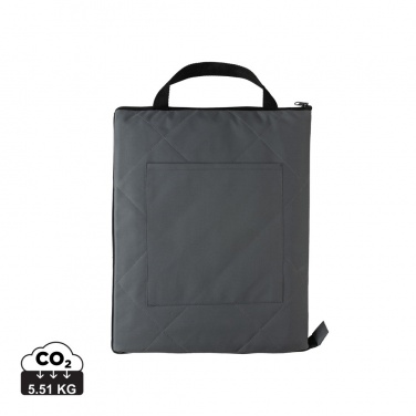 Logo trade promotional merchandise picture of: Impact Aware™ RPET foldable quilted picnic blanket