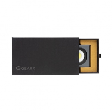 Logo trade promotional giveaway photo of: Gear X RCS recycled plastic USB pocket work light 260 lumen