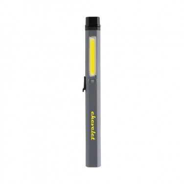 Logotrade promotional gift image of: Gear X RCS recycled plastic USB rechargeable pen light