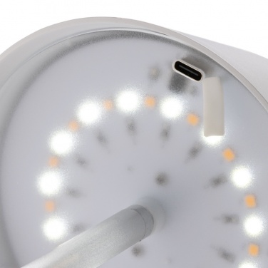 Logotrade promotional gift picture of: Pure Glow RCS usb-rechargeable recycled plastic table lamp