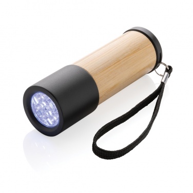Logotrade promotional products photo of: Bamboo and RCS certfied recycled plastic torch