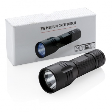 Logotrade promotional giveaway image of: 3W medium CREE torch