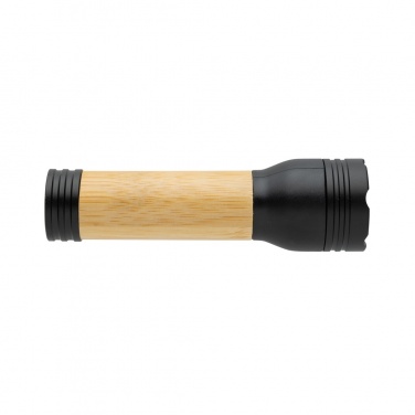 Logo trade corporate gift photo of: Lucid 1W RCS certified recycled plastic & bamboo torch