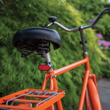 Logo trade promotional products picture of: Lumino RCS recycled plastic USB re-chargeable bike light set