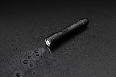 Logo trade business gifts image of: Gear X RCS recycled aluminum USB-rechargeable torch