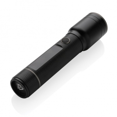 Logotrade advertising product picture of: RCS recycled aluminum USB-rechargeable heavy duty torch