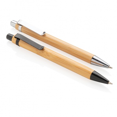 Logo trade promotional products image of: Bamboo pen