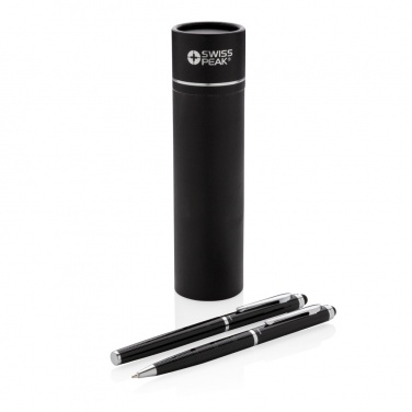 Logo trade promotional giveaway photo of: Swiss Peak deluxe pen set