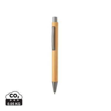 Logo trade promotional merchandise picture of: Slim design bamboo pen
