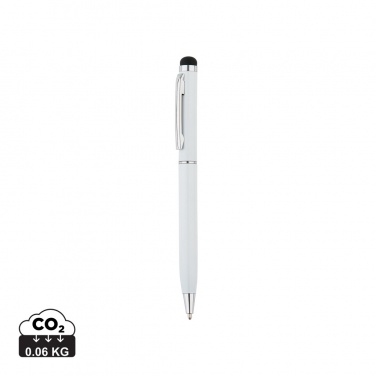 Logo trade advertising products picture of: Thin metal stylus pen