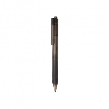 Logo trade business gift photo of: X9 frosted pen with silicone grip