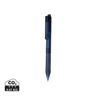 Logotrade promotional product image of: X9 frosted pen with silicone grip