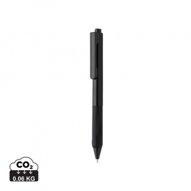 Logo trade advertising product photo of: X9 solid pen with silicone grip
