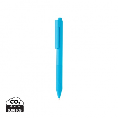 Logo trade promotional product photo of: X9 solid pen with silicone grip